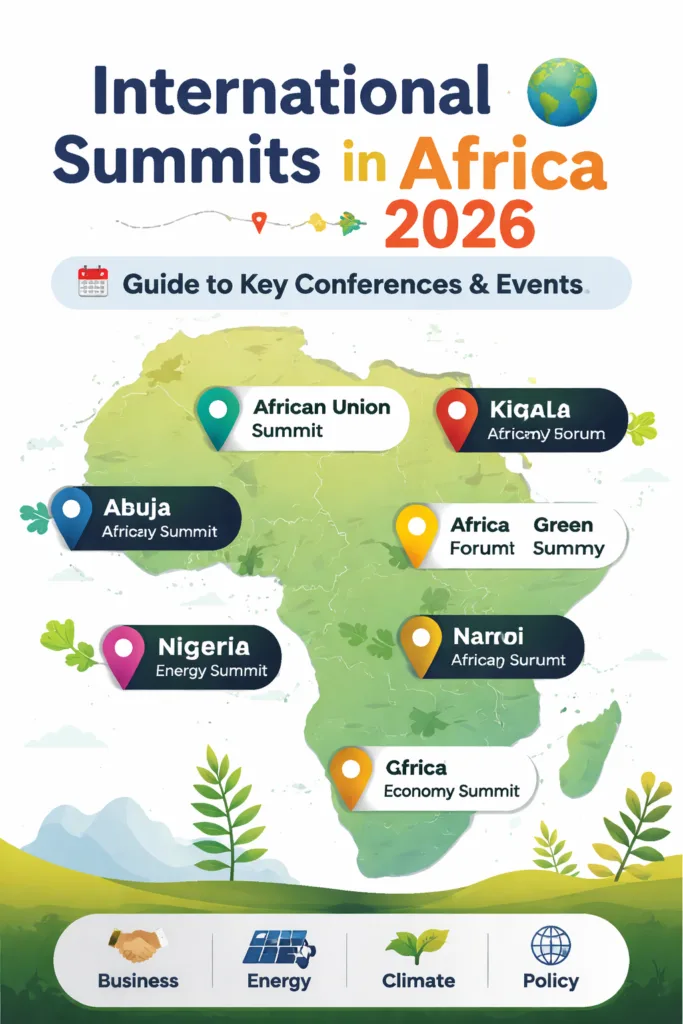 International summits in Africa 2026